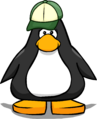 The non-member version of the Green Ball Cap on a player card.
