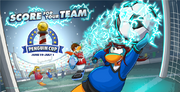 Club Penguin's homepage (Slide 1).