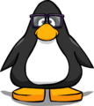 The Indie Rocker Glasses on a player card.