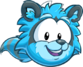 Blue Raccoon Puffle Clear all the snow (41)