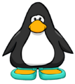 The Seafoam Slip Ons on a player card.