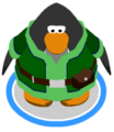 The Green Tunic in-game.