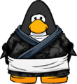 The Sashimi Chef Outfit on a player card.
