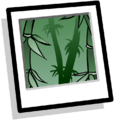 The Bamboo Background in the inventory.