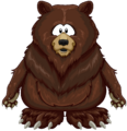 The Bear Costume on a player card