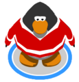 The Red Hockey Jersey in game.