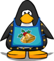 The Jingle Apron on a player card.