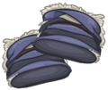 Gray Furry Boots