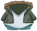 Green Fur Lined Jacket