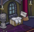 The Ghost Costume's free item stand at the Haunted House.
