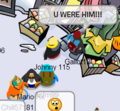 Mario Rk in his underwear (Chill57181 and Acfm99 are watching, and Johnny 115 and Galiot12 are in the background)