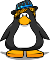 The Blue Striped Fedora on a player card.