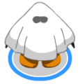 The Ghost Costume in-game.