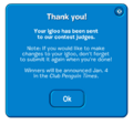 The message that shows after you hit the "Yes" button from the 1st picture.