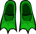 Green Flippers Secret item