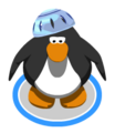 The Pufflescape Ball Cap in-game.