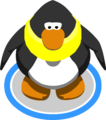The Yellow Designer Scarf in-game.