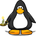 The Creepy Candle on a player card.