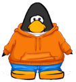 The On The Bright Side Hoodie on a player card.
