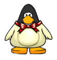 The White Cocoa Bunny Costume on a player card.