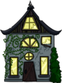 Creepy Cottage Cut-Out Secret item