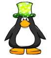 The hat on a player card