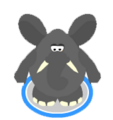 The Elephant Costume in-game.