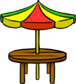 Umbrella Table Secret item
