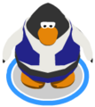 The Blue Torero Suit in-game.