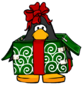 The Present Outfit on a player card.