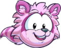 Pink Raccoon Puffle Clear all the snow (24)
