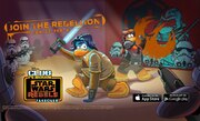 Club Penguin's homepage (Slide 1).