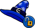 The unlockable version of the Blizzard Wizard Hat.