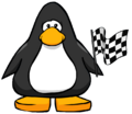 The Checkered Flag on a player card.