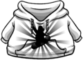 White Hoodie with a snowboarder