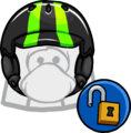 Neon Green Helmet