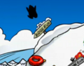 A Ninja at the Ski Hill.