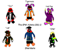 The updated admins, before LordMaster's resignation.