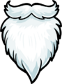 White Fuzzy Beard