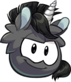 Black Unicorn Puffle