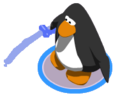 The Blue Balloon Sword in-game.