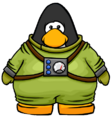 The Divers Suit on a player card.
