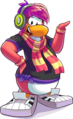 Cadence, a famous peach penguin.