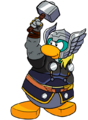 Thor's appearance in Club Penguin.