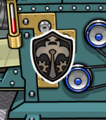 The pin's location.