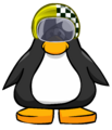 The Go-Karter Helmet on a player card.