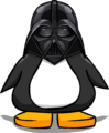The Darth Vader Helmet on a player card.
