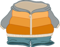Orange Fade Hoodie