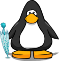 The Puffle Umbrella on a player card.