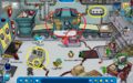 The matching color circles identify what you can click and what gets activated/deactivated.